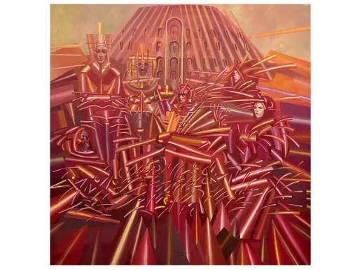 Hombres máquina rojos